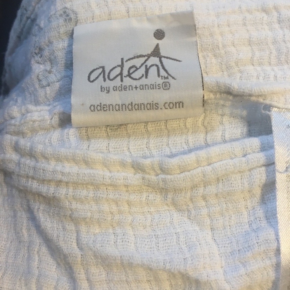 Aden and Anais swaddle blanket
