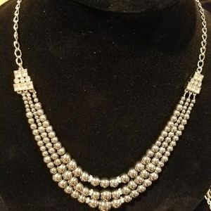 Lia Sophia Silver/Grey Neclace