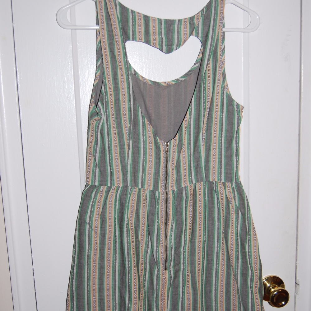 Pastel Dress with Heart Cut-Out in the Back