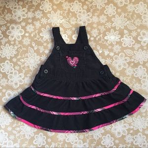 OshKosh B'Gosh girls corduroy Overall dress 9mos