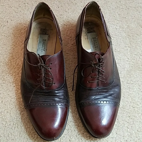 Bally Other - BALLY Made in Italy Mens Brown Oxford Shoes