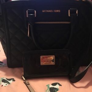 Michael kors quilted bag