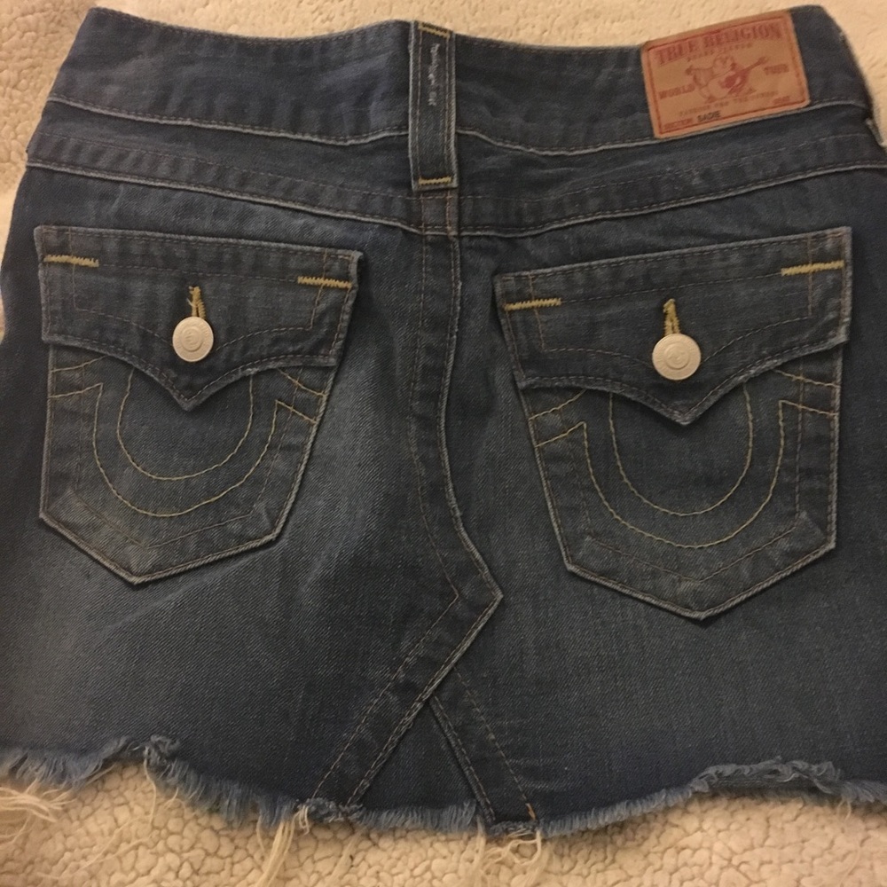 True religion mini skirt