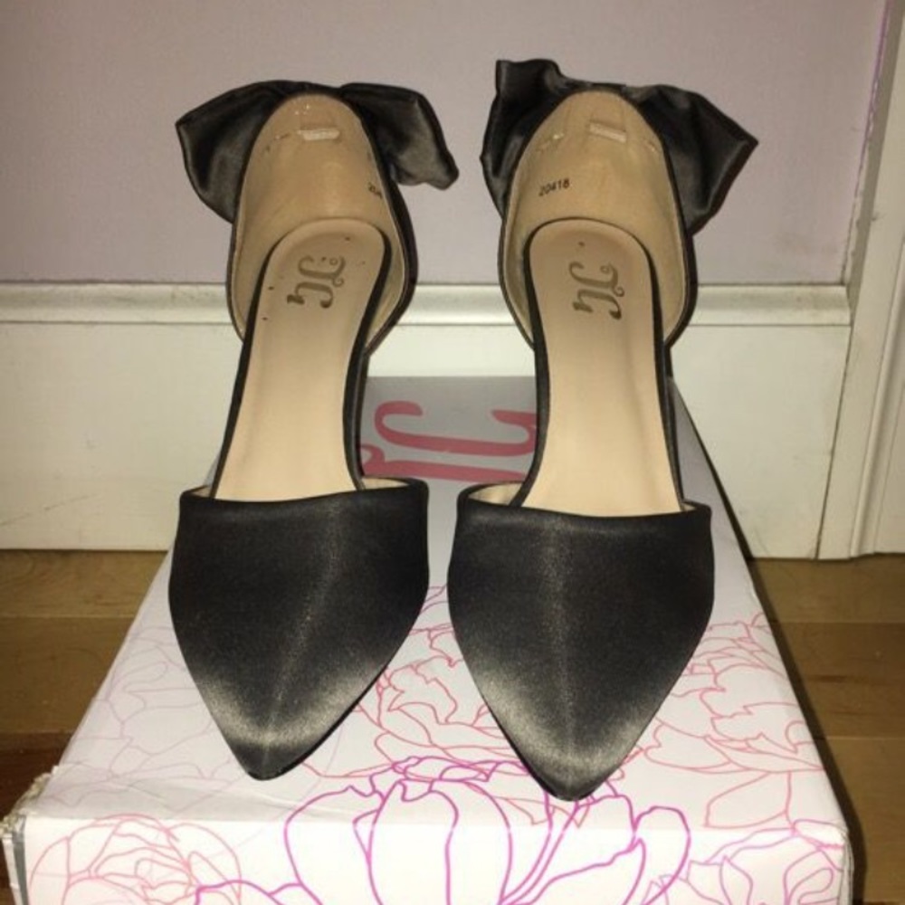 Charcoal grey heels