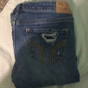 Hollister destroyed denim