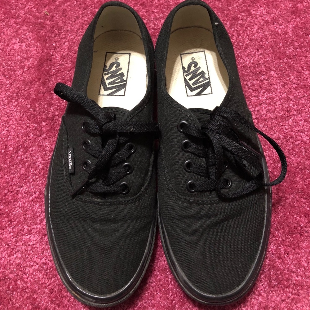All Black Vans