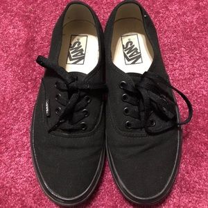 All Black Vans