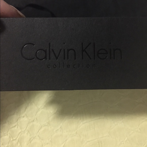 NWT Calvin Klein Collection Python Acid Yellow Bag - Picture 7 of 7