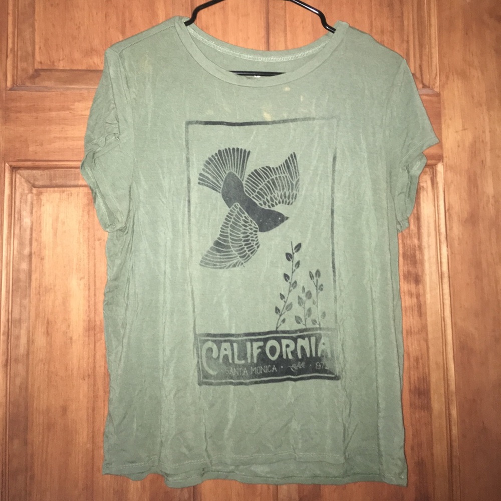 Olive green California shirt