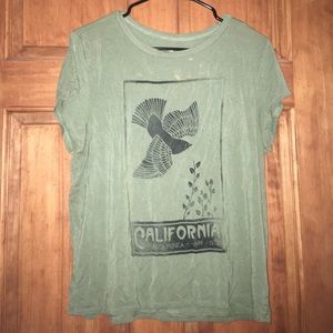 Olive green California shirt