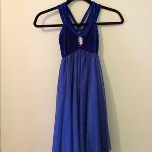 Midnight blue ballet/contemporary costume