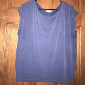 Blue soft t shirt