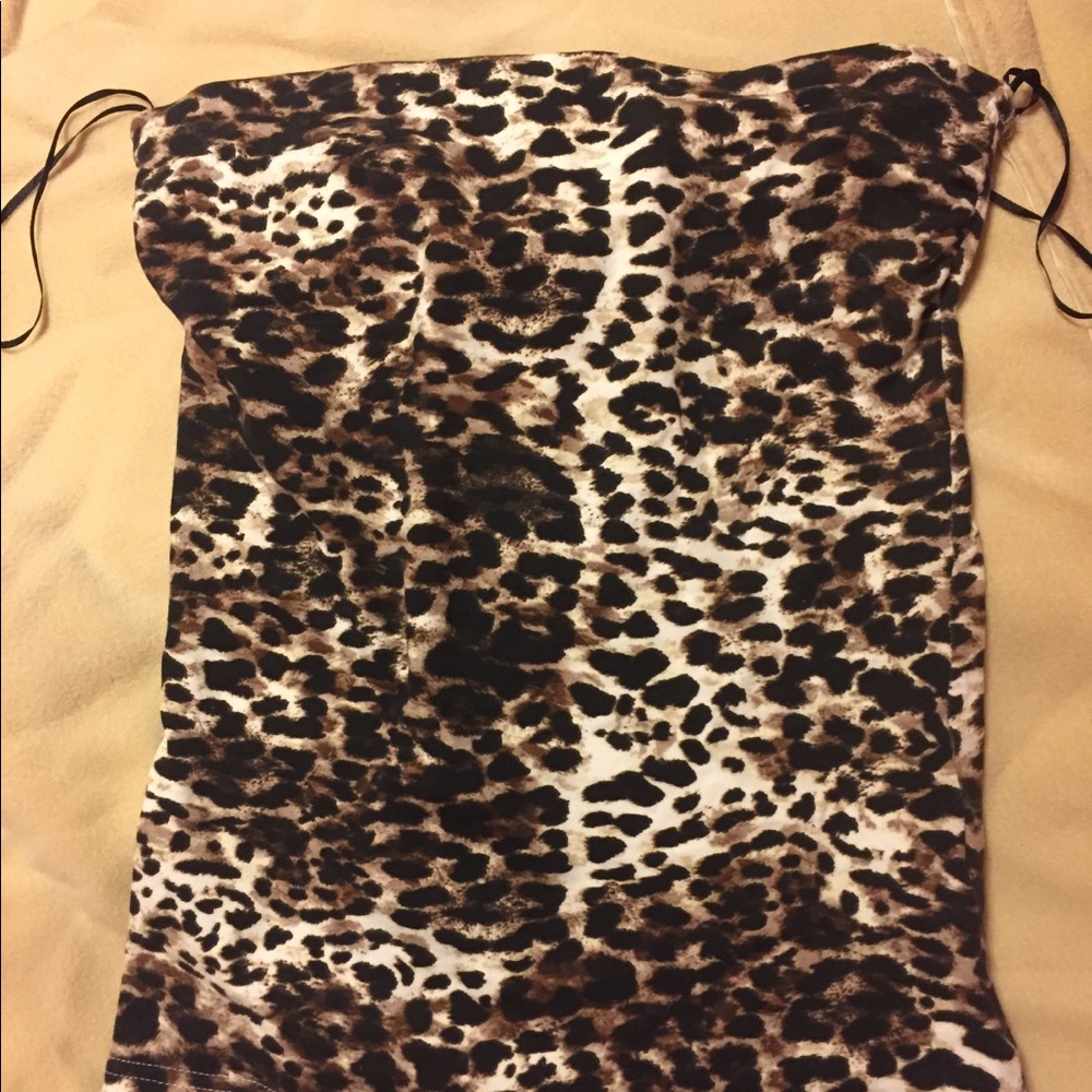 Leopard Tube Top