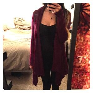 Burgundy Cardigan🍂