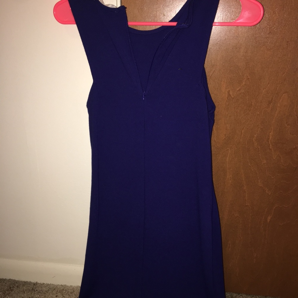 Blue Body Con Dress