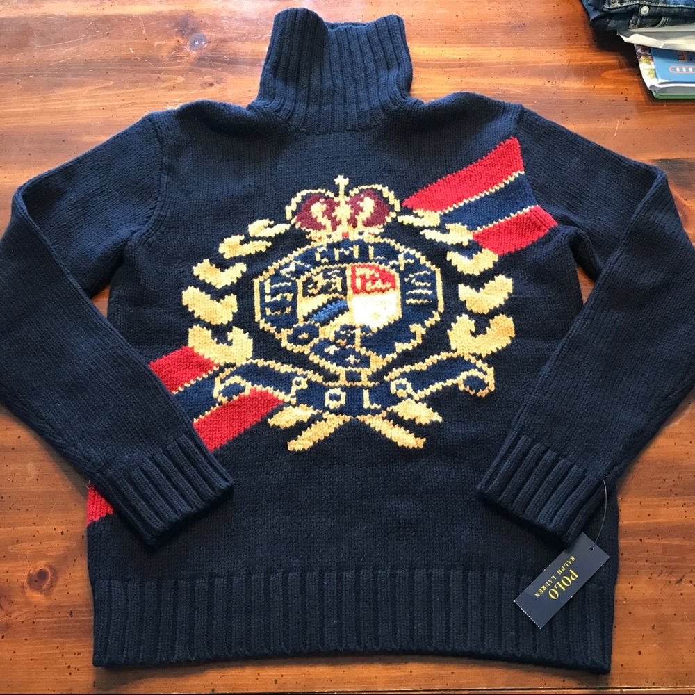 Polo Ralph Lauren men's Crest sweater NWT