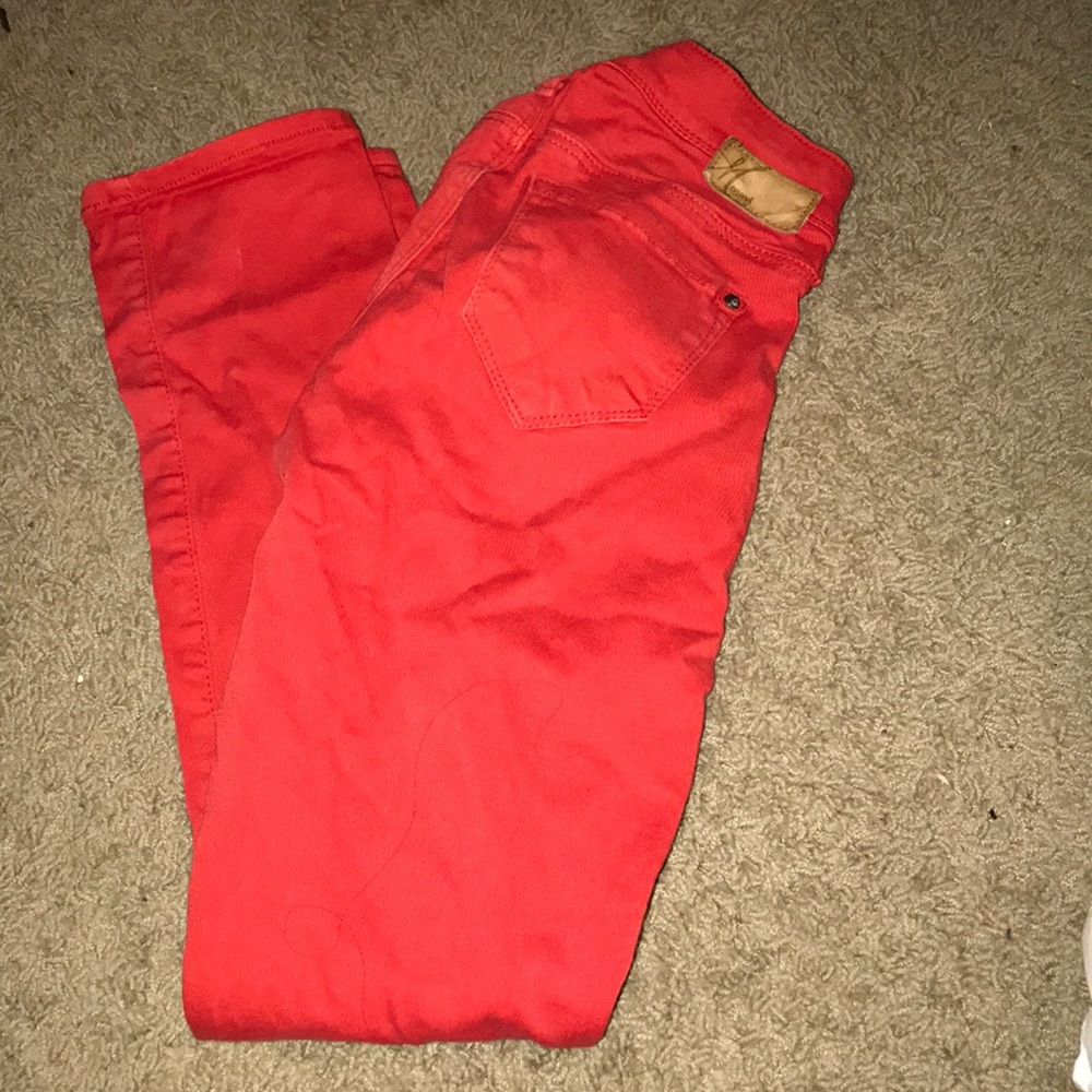 Mavi Serena ankle red jeans