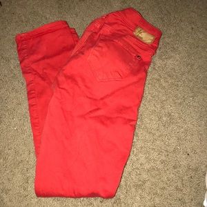 Mavi Serena ankle red jeans