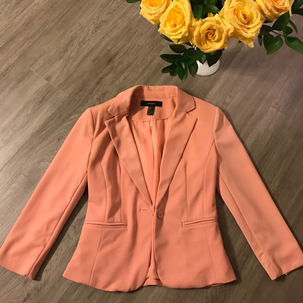 Rose dust pink blazer