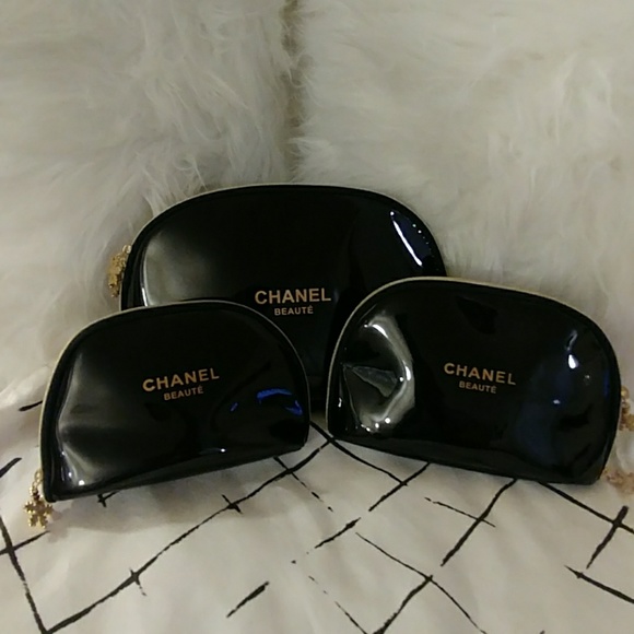 Chanel Bags Channel Beaute Snowflake Makeup Bag Set Poshmark