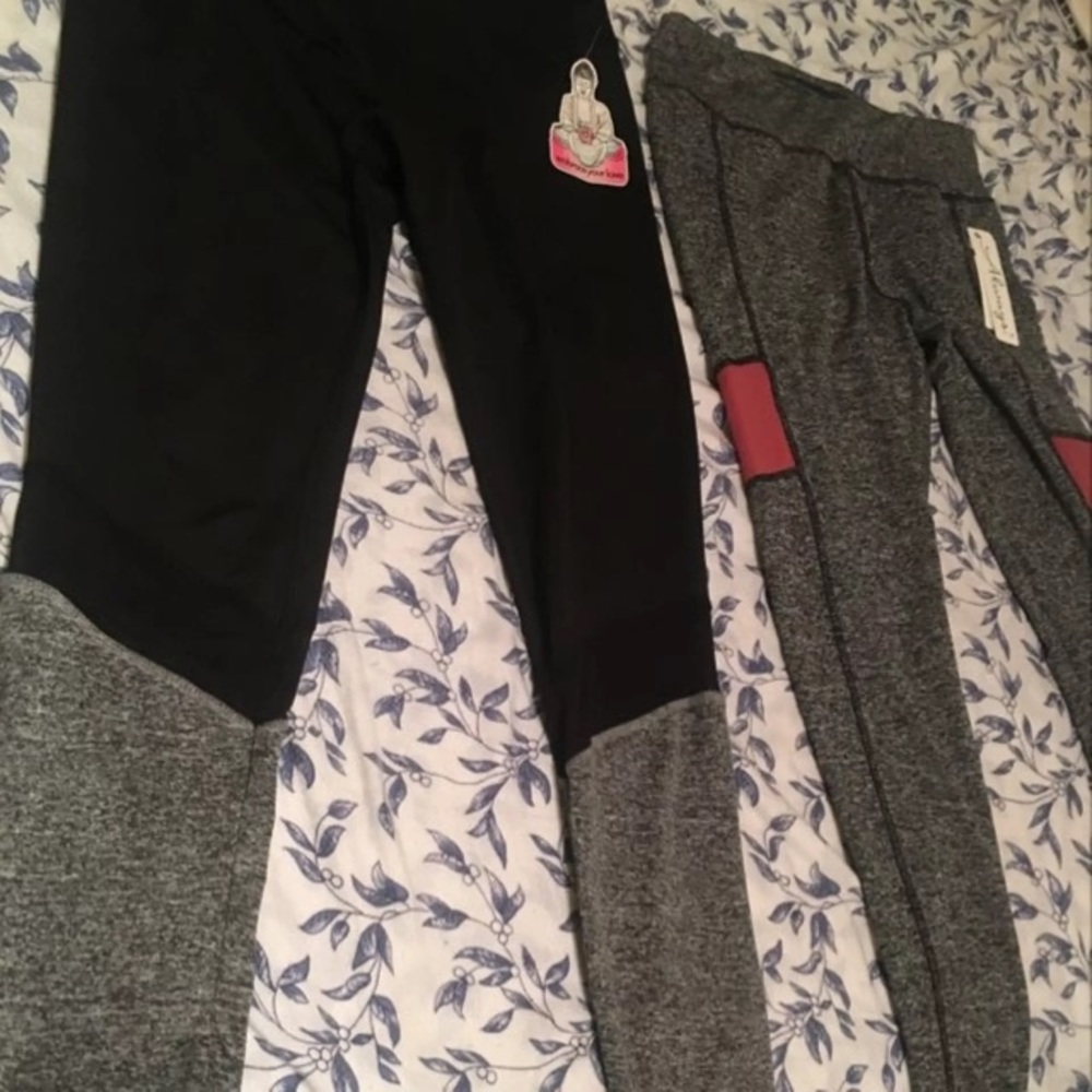 2 workout leggings- full length
