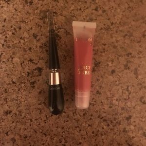 Lancôme eyeliner and lipstick