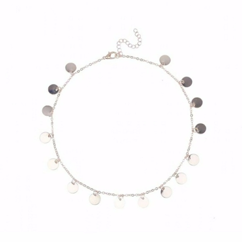 5 for $25 Medallion Choker Necklace - Picture 3 of 6