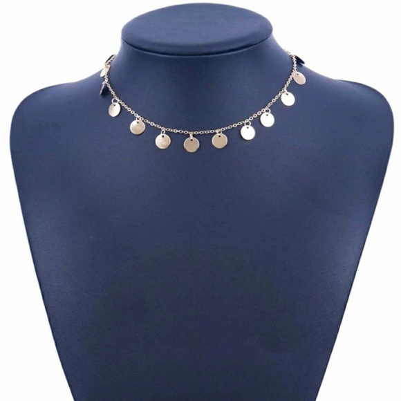 5 for $25 Medallion Choker Necklace - Picture 4 of 6