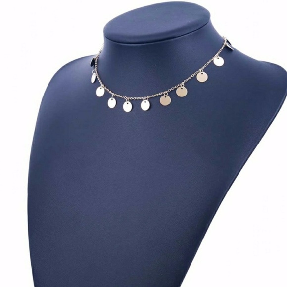 5 for $25 Medallion Choker Necklace - Picture 2 of 6