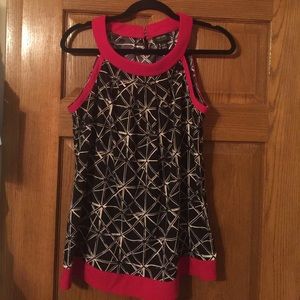 Red black and white classy tank!
