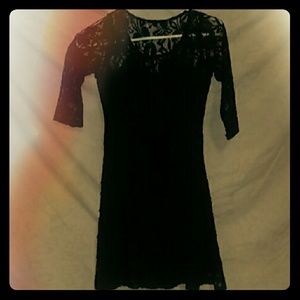 Vintage black Lace Dress