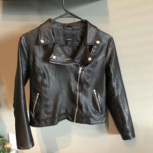 Faux Leather Jacket