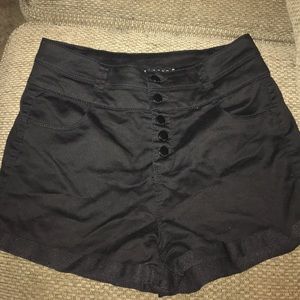 Black high waisted shorts