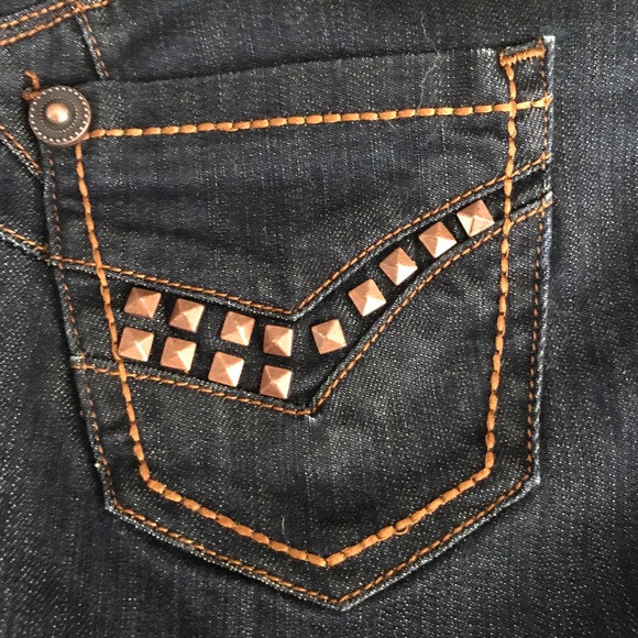 Bootcut Dark Denim Jeans - Picture 3 of 4