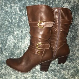 Chocolate brown boots