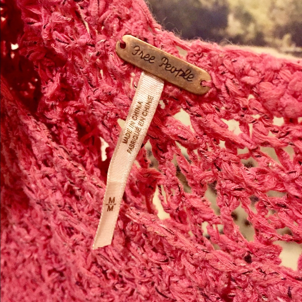 Free People Off- the shoulder knit sweater