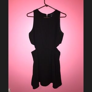 Black Cutout Forever 21 Dress