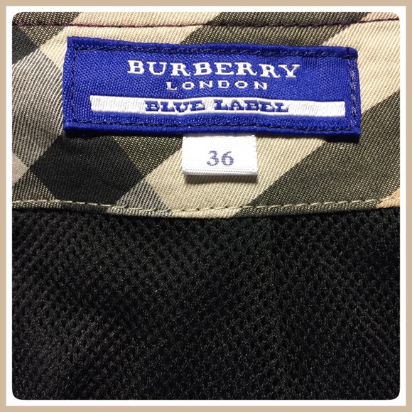 🇬🇧Burberry London Blue Label purple & black large check pattern pencil skirt 2 - Picture 4 of 8