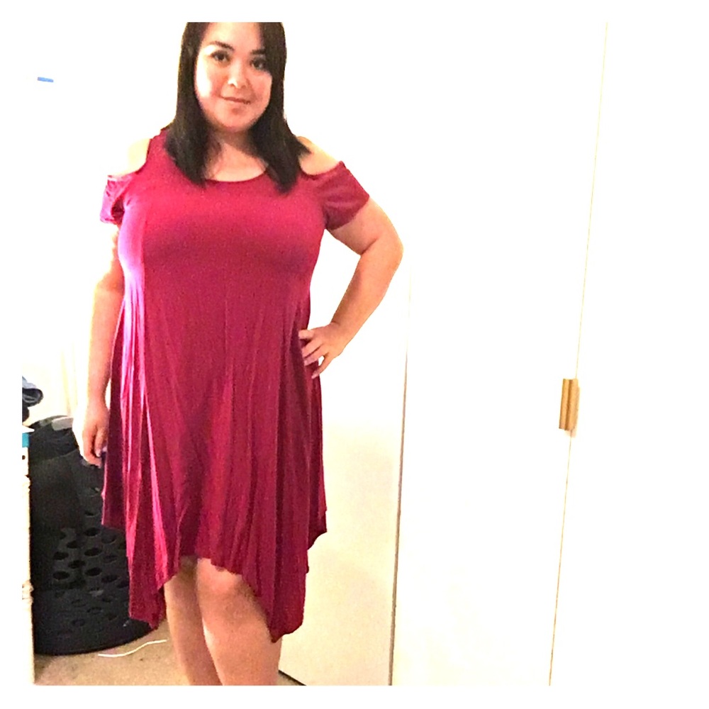 Hanky hem torrid dress.