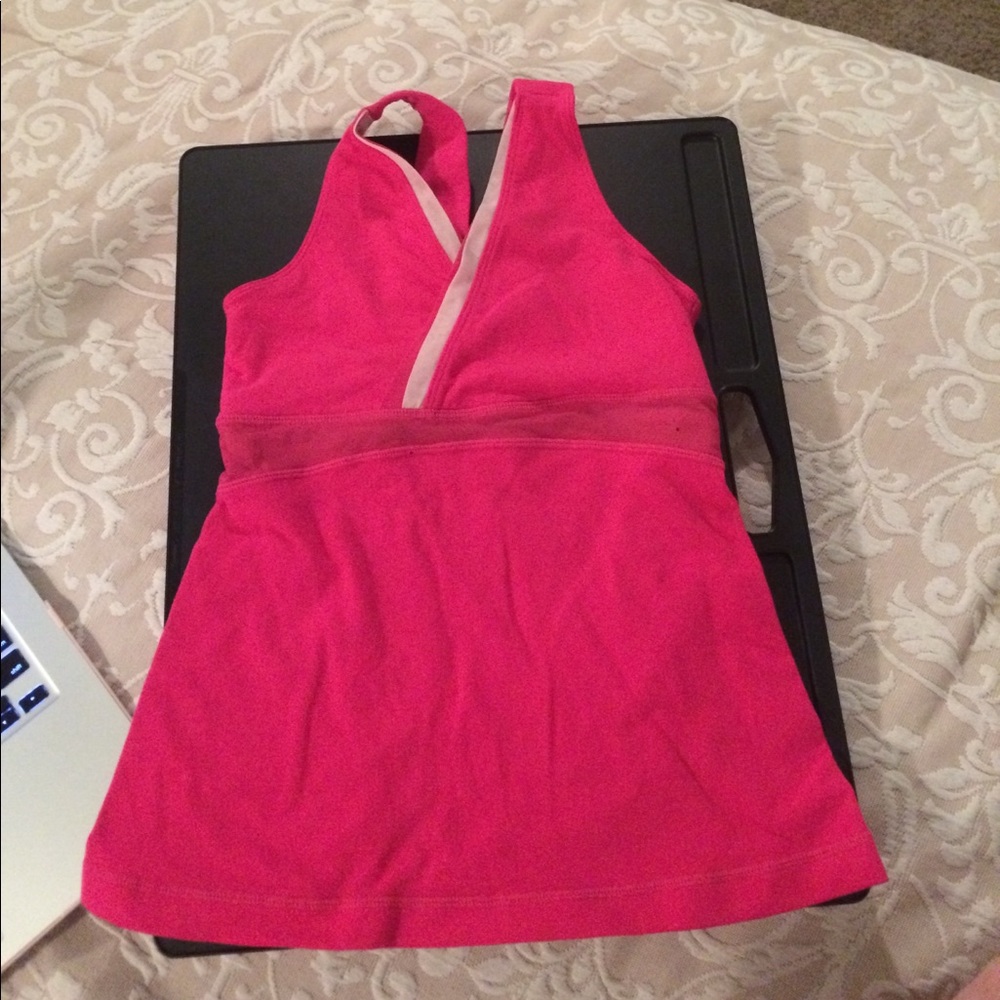 NOT FOR SALE XS pink LuLu Lemon workout top