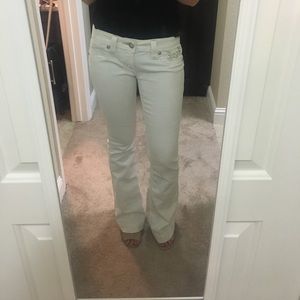 Miss Me Flared White Jeans