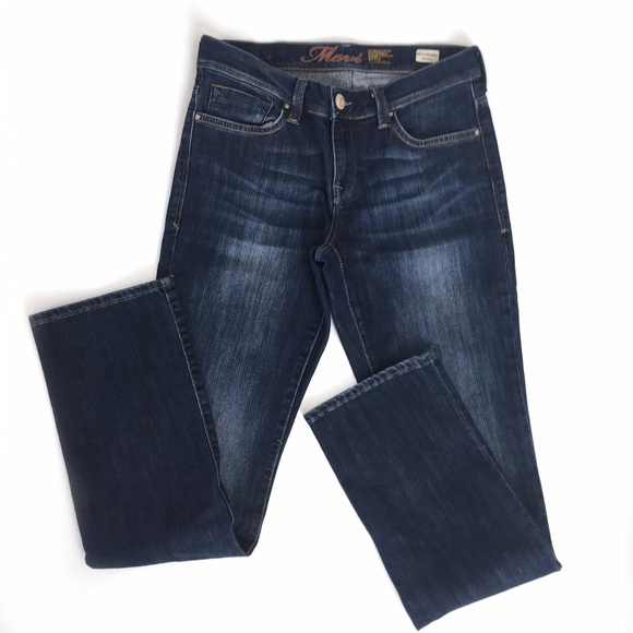 Mavi Denim - Mavi Molly Straight mid rise Dark blue jeans