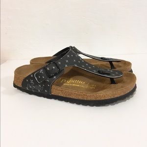Birkenstock Papilio Gizeh Star black sandals