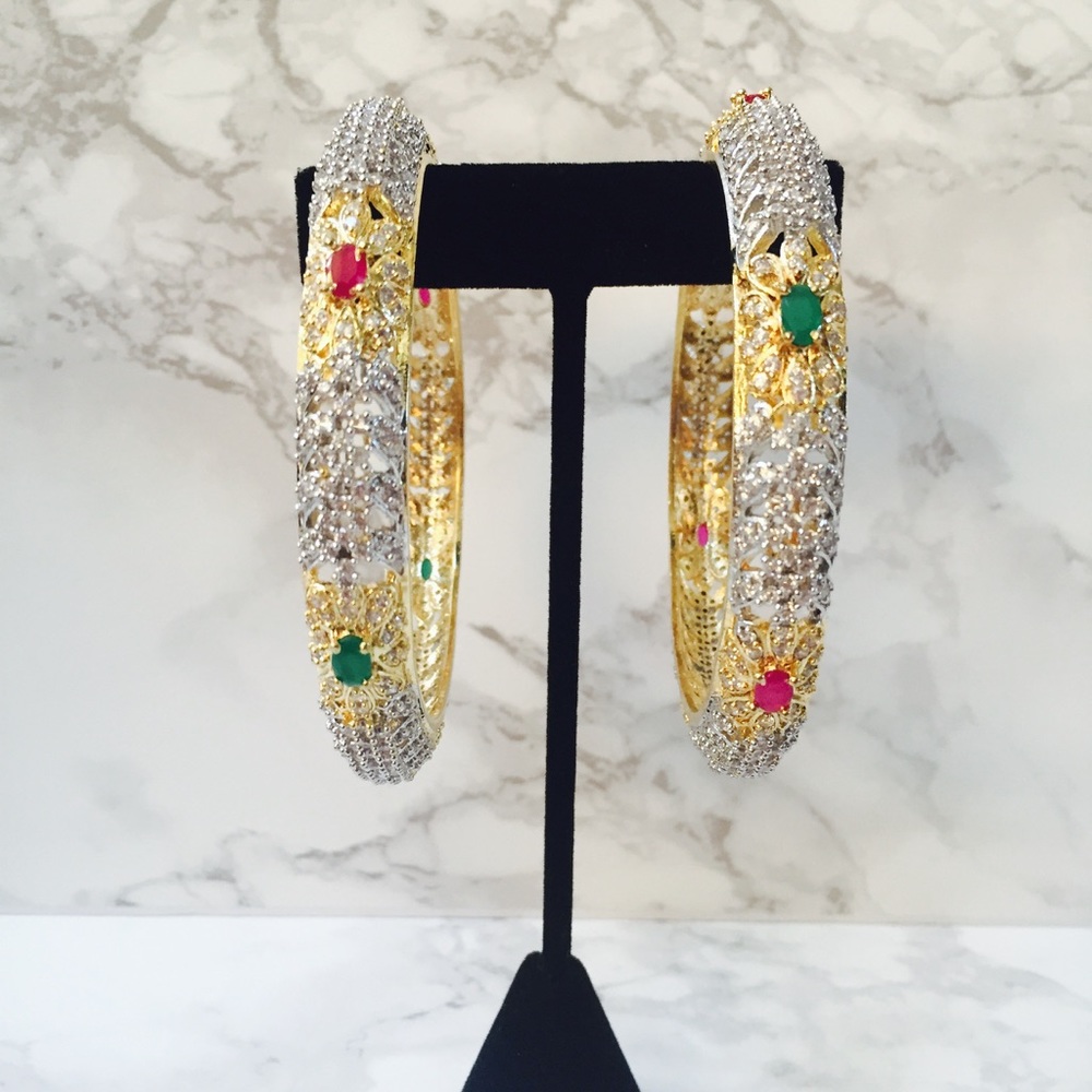 💫 NWOT Cubic Zirconia Bangles 💫