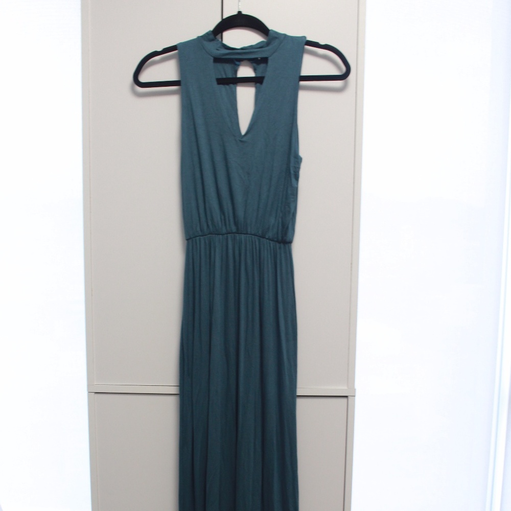 LUSH turquoise maxi dress from Nordstrom (x-small)