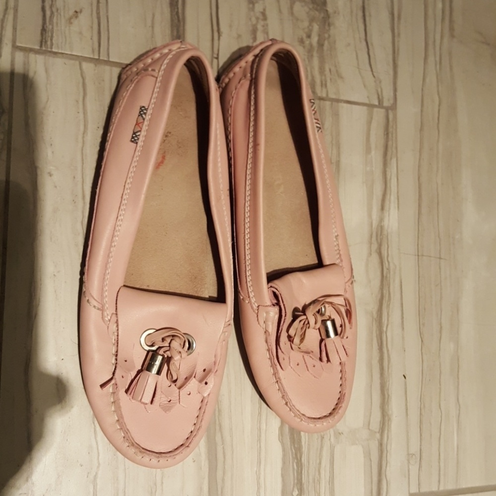 Burberry light Pale Pink Blush Moccassins Size 39