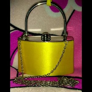 Sasha Yellow Clutch