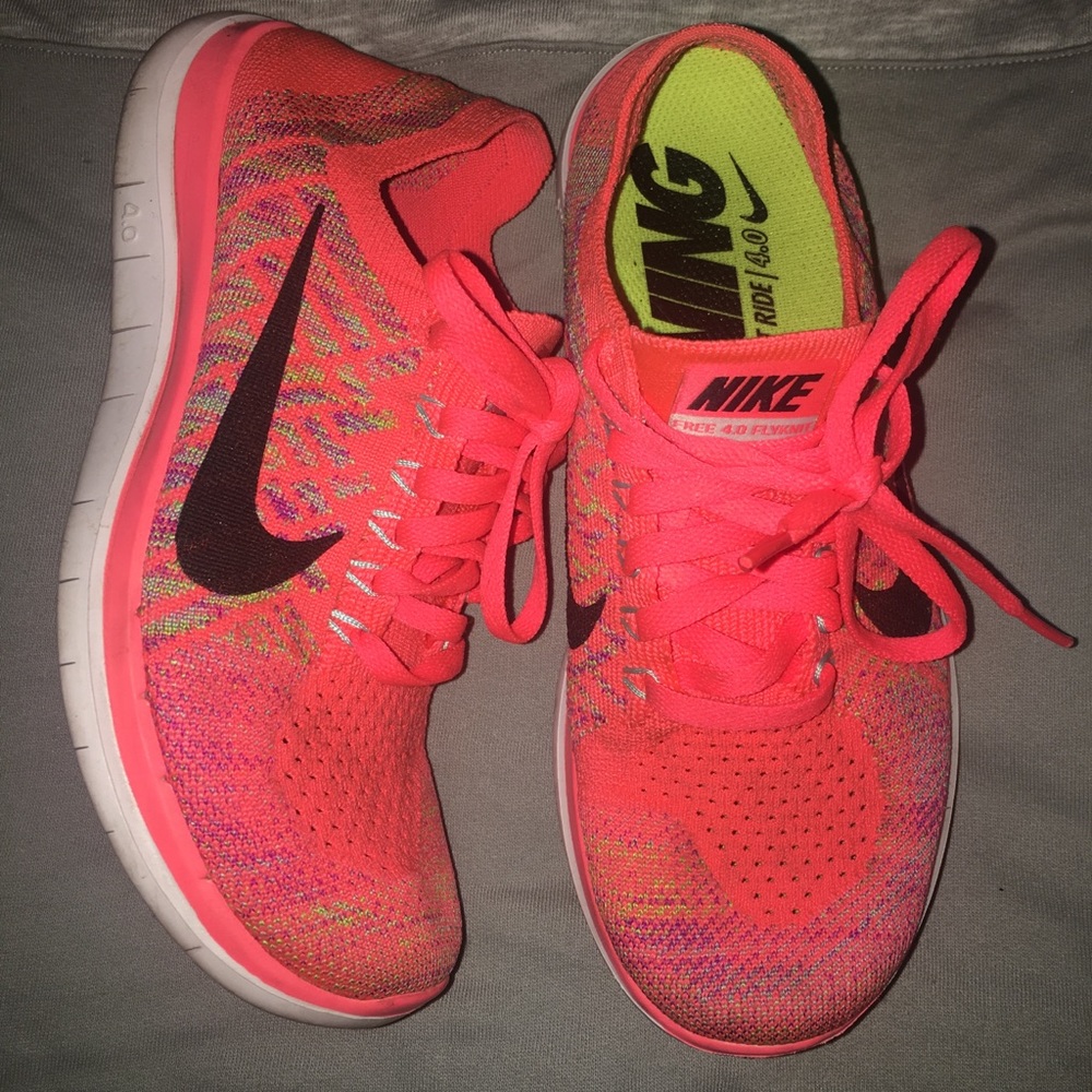 Nike Free 4.0 Flyknit women’s size 6 USED