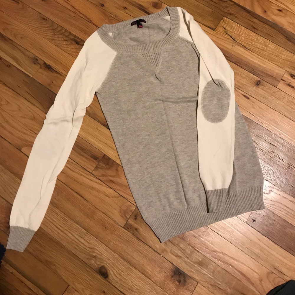 Sweater with Elbow Patches