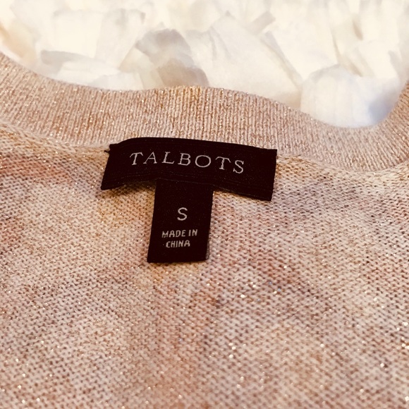 Talbots cardigan- beautiful geometric design - Picture 5 of 8